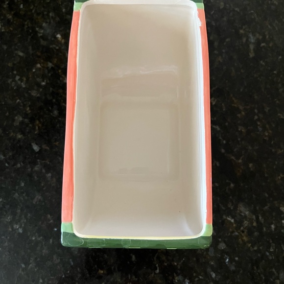 Ashland Spring Green Ceramic Container - Picture 2 of 4